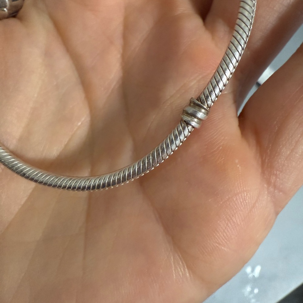 Pandora Silver Snake Chain Bracelet - Picture 3 of 7